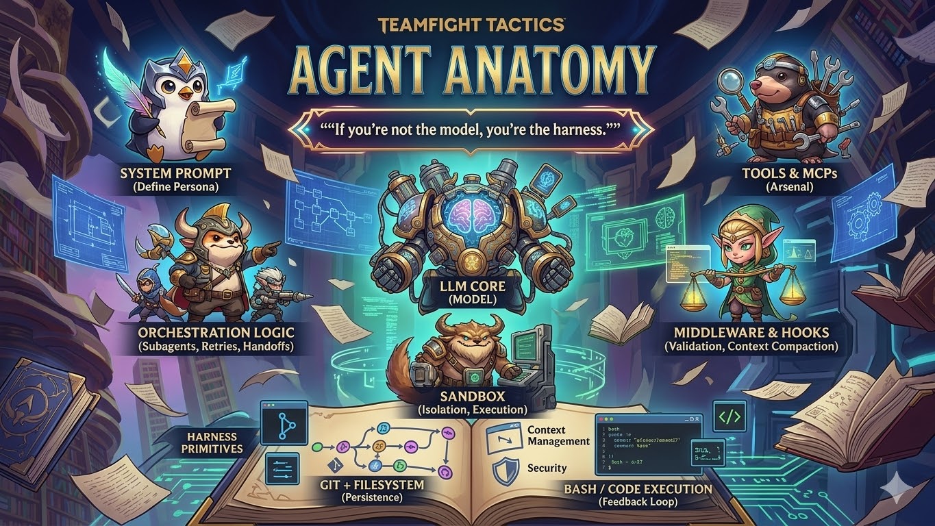 拆解 Agent Harness — 你以為的 AI Agent 其實 90% 是 harness · BridgeCraft